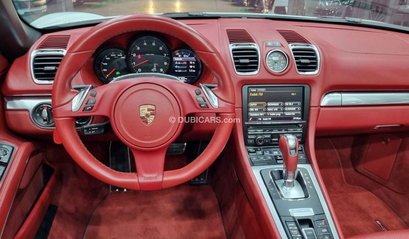 Porsche 718 Boxster Std PORSCHE BOXSTER 2015 GCC IN IMMACULATE CONDITION WITH ONLY 54K KM AND FULL PORSCHE SERVICE HISTO