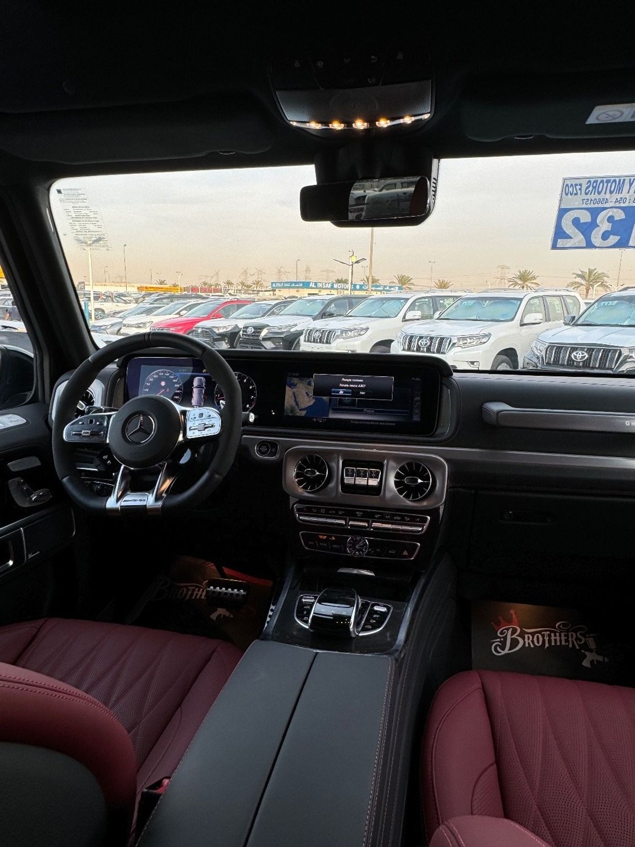 Mercedes-Benz G 63 AMG Mercedes Benz G63 AMG 4.0 V8 Engine China blue Interior Red 2023