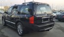 إنفينيتي QX56 انفينتي موديل 2006 خليجي السياره مالك واحد من الوكاله مسرفسه بالكامل ولا تحتاج اي مصروف حالتها ممتاز