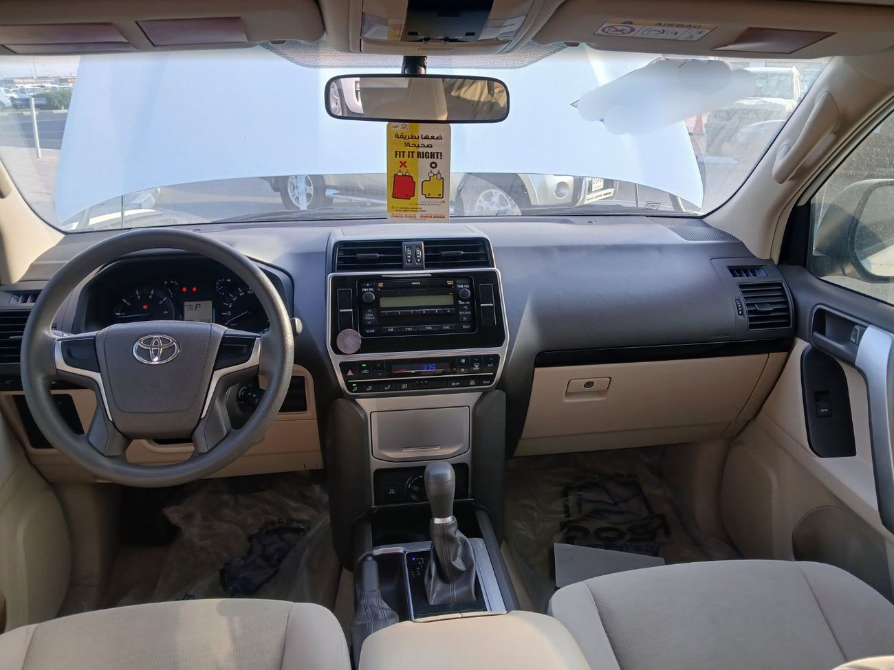 Toyota Prado Toyota prado 2022MODEL 2.7 v4 petrol Engine Colour White Transmission Automatic Interior.Begie 7seat