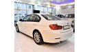 بي أم دبليو 320 ORIGINAL PAINT ( صبغ وكاله ) BMW 320i 2015 Model!! in White Color! GCC Specs