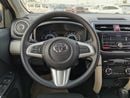 Toyota Rush G CLASS, 1.5L 4CY Petrol, 17" Rims, Front & Rear A/C (CODE # RU15B)