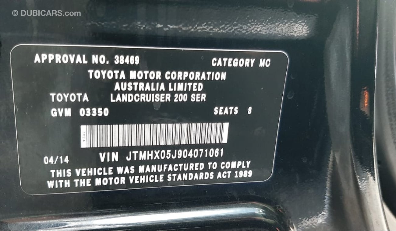 Toyota Land Cruiser PETROL  SAHARA  4.7L RIGHT HAND DRIVE