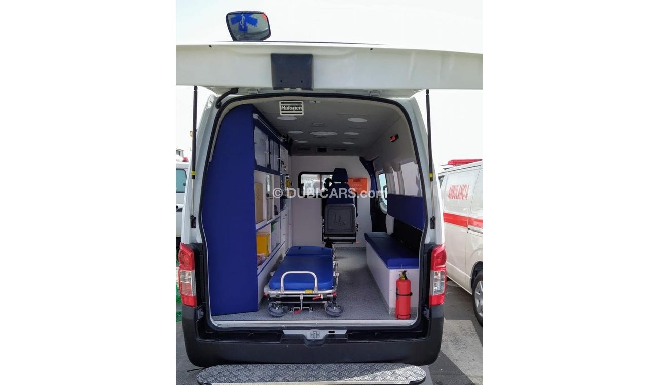 نيسان أورفان 2021 Nissan Urvan 2.5L Petrol AMBULANCE Van with Manual Transmission | Export Only