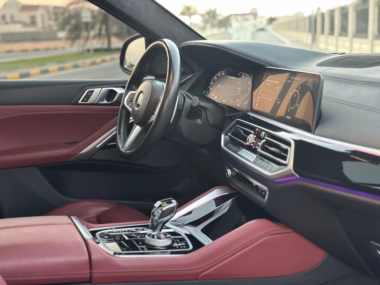 BMW X6 M50i 4.4L V8 | 2021 | GCC Specs | Warranty And Service AGMC | Full Option | Perfect Condition