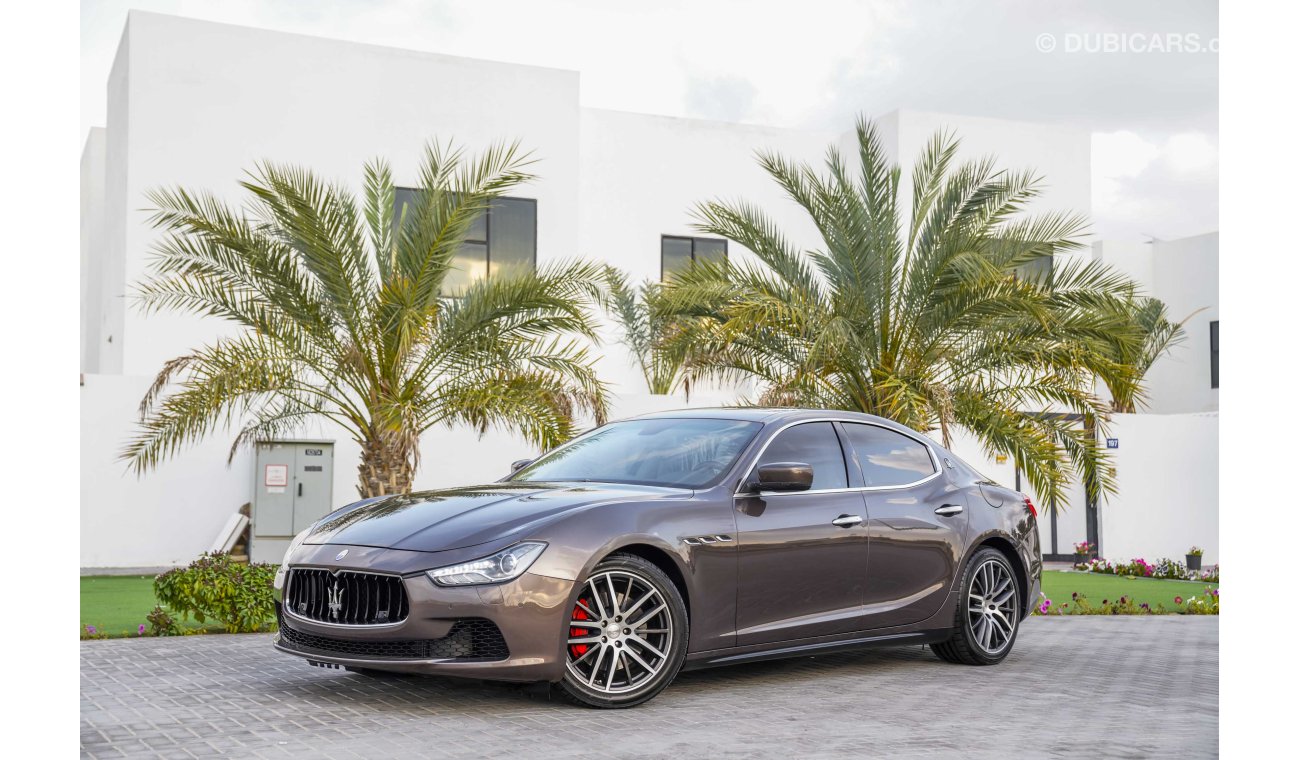 Maserati Ghibli | AED 2,135 Per Month | 0% DP | Fully Loaded! - Exceptional Condition!