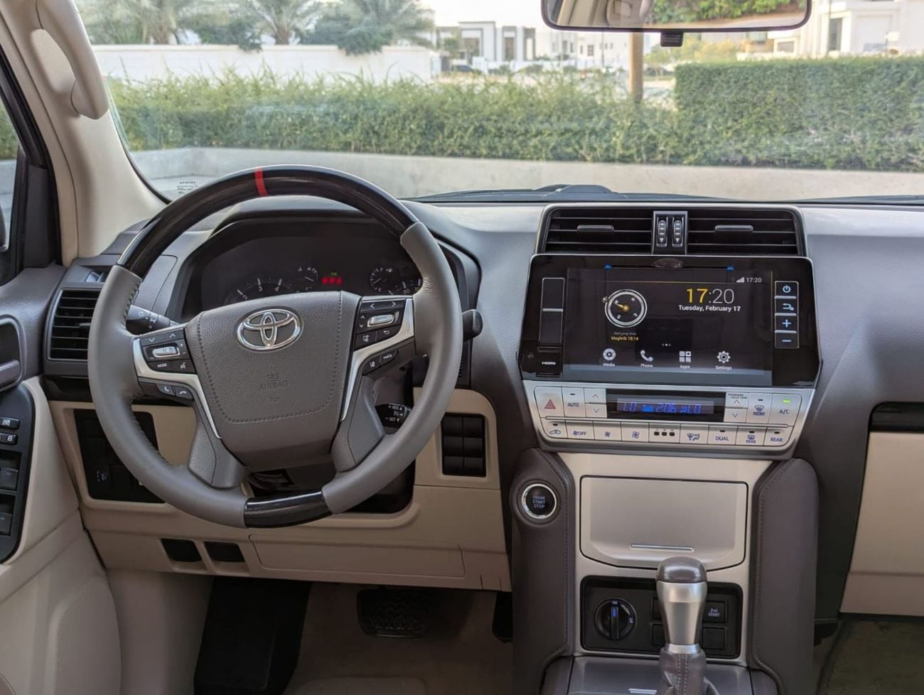 Toyota Prado Toyota Prado 2018 gxr white colour LHD automatic gear