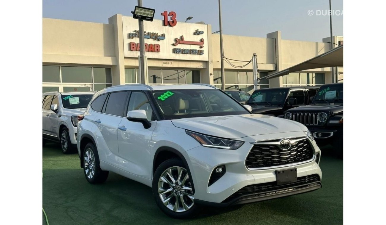 تويوتا هايلاندر Toyota HIGHLANDER Limited 2022- Cash Or 2,319 Monthly Excellent Condition -