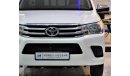 تويوتا هيلوكس VERY CLEAN AND IN A PERFECT CONDITION Toyota Hilux GL 2.7L VVT-i Single Cabin 2018 Model!! in White 