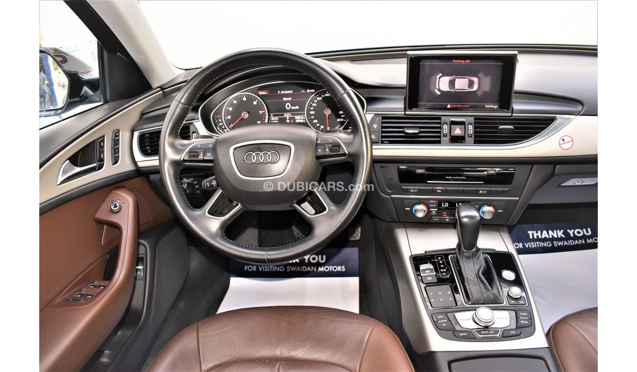 Audi A6 1.8L 35 TFSI 2018 GCC SPECS WITH SERVICE CONTRACT UP TO 2022 OR 75,000KM