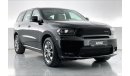 Dodge Durango GT | 1 year free warranty | 0 down payment | 7 day return policy