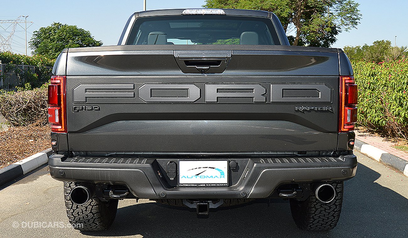 فورد F 150 RAPTOR 2019, 3.5-V6 GCC Specs, 0km w/ 5Years or 150K km Warranty at Al Tayer + 3 Years FREE Service