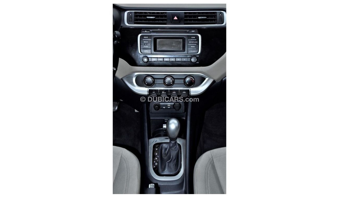 Kia Rio EXCELLENT DEAL for our KIA Rio ( 2016 Model ) in Red Color GCC Specs