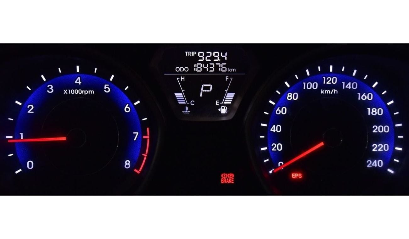 Hyundai Elantra EXCELLENT DEAL for our Hyundai Elantra ( 2014 Model ) in Black Color GCC Specs