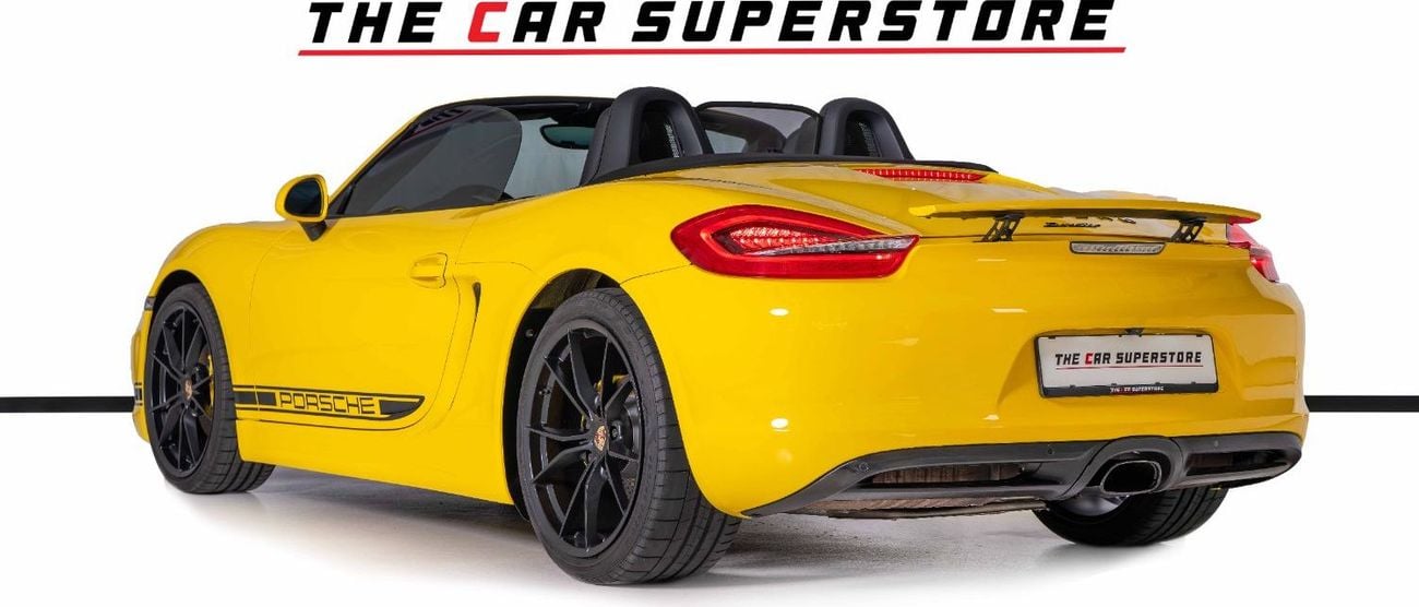 بورش بوكستر 718 Sport Chrono Package-Black Styling Package-Yellow Brake Callipers