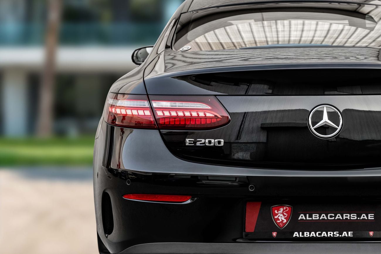 مرسيدس بنز E200 E200 Coupe | 3,525 P.M | 0% Downpayment | Perfect Condition!