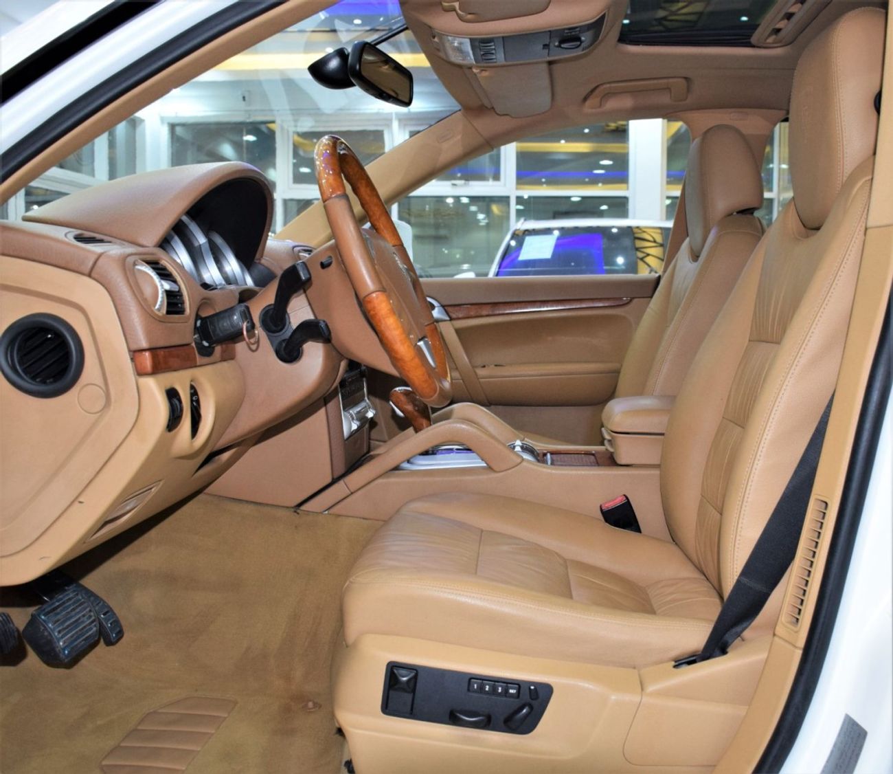 Porsche Cayenne EXCELLENT DEAL for our Porsche Cayenne ( 2008 Model ) in White Color GCC Specs