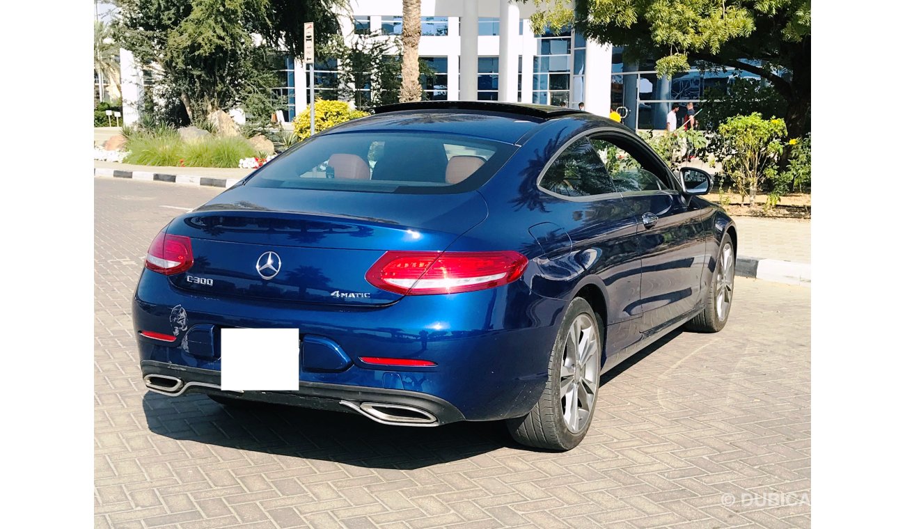 مرسيدس بنز C 300 كوبيه (COUPE) 4 MATIC 2.0L 1,760/- MONTHLY , PANORAMIC SUN ROOF