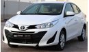 Toyota Yaris Toyota Yaris 2019 GCC, in excellent condition, without accidents, very clean from inside and outside