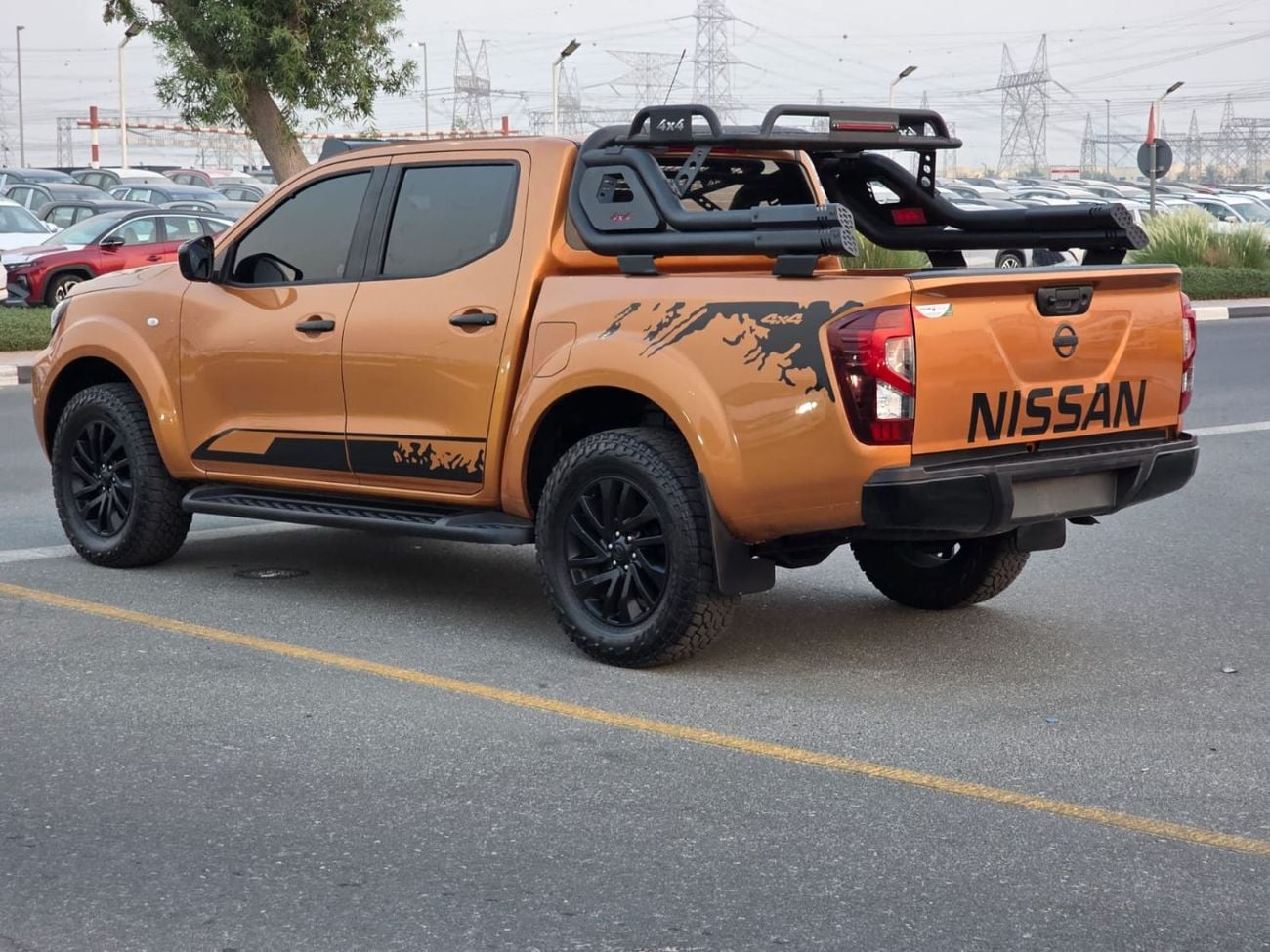 Nissan Navara 2022 | 2.3L DIESEL | AT | RHD | 4X4 SPORT WITH BASKET | ROOF TOP MOUNTED LED LIGHTS | DOWNHILL ASSIS