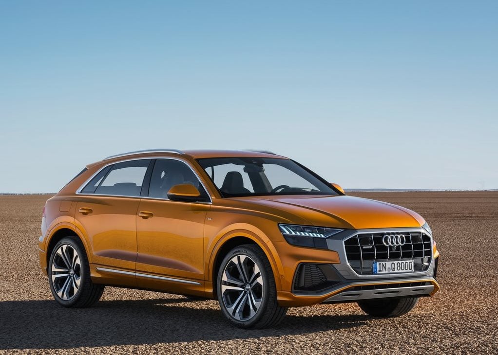 Audi Q8 exterior - Front Right Angled