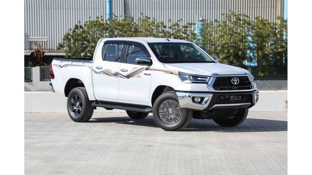 تويوتا هيلوكس 2024 تويوتا هايلكس 4x4 DC 2.7 HI - أبيض بلاتيني لؤلؤي مع كستنائي | تصدير فقط