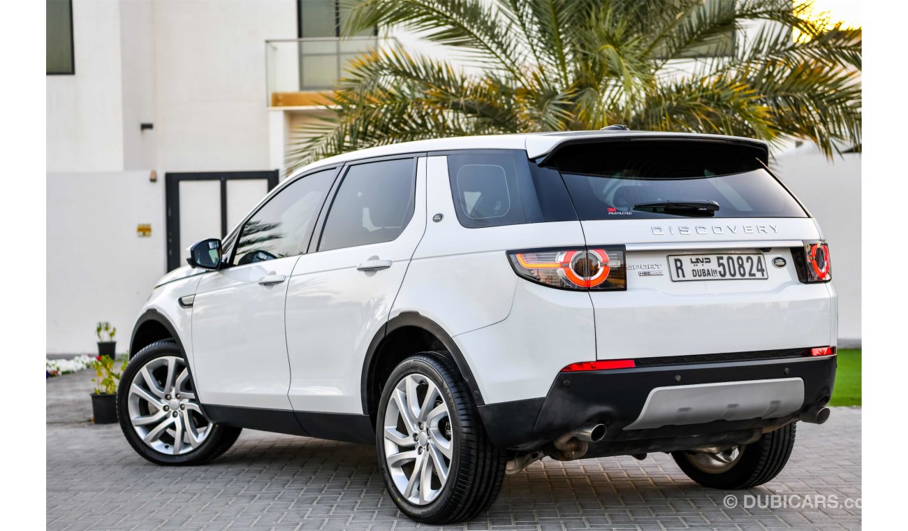 Land Rover Discovery Sport HSE Luxury - 2015 - Under Agency Warranty - AED 2,330 PER MONTH