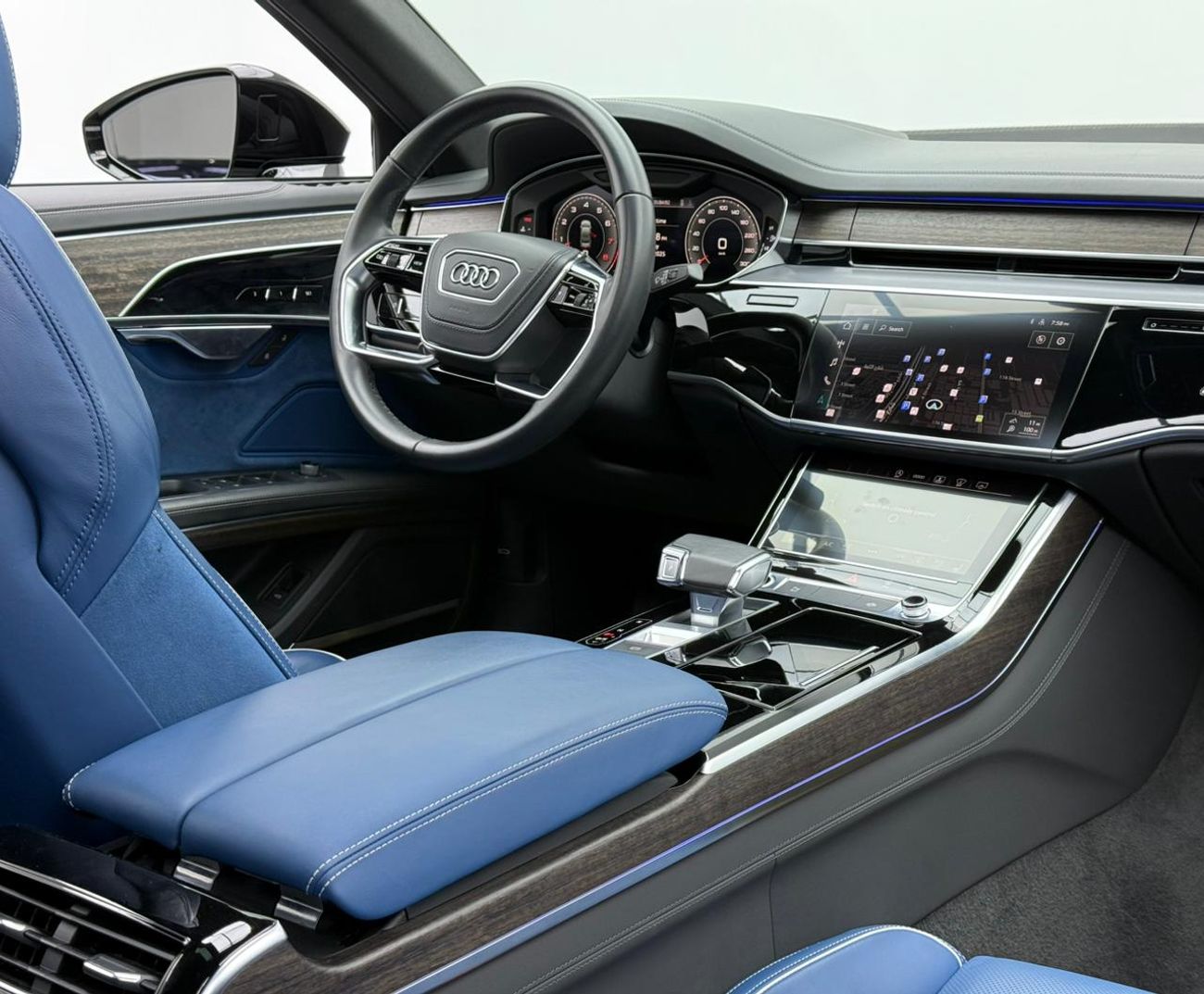 Audi A8 L 55 TFSI quattro 3.0L (340 HP) 2021 Audi A8L 55 TFSI Quattro, 2026 Audi Warranty + Service Pack, Fu