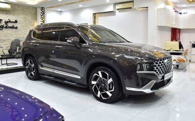 هيونداي سانتا في EXCELLENT DEAL for our Hyundai SantaFe 3.5L ( 2023 Model ) in Grey / Brown Color GCC Specs