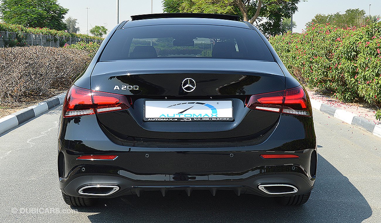 Mercedes-Benz A 200 2020 AMG, V4 GCC, 0km with 2 Years Unlimited Mileage Warranty + 3 Years FREE Service at EMC