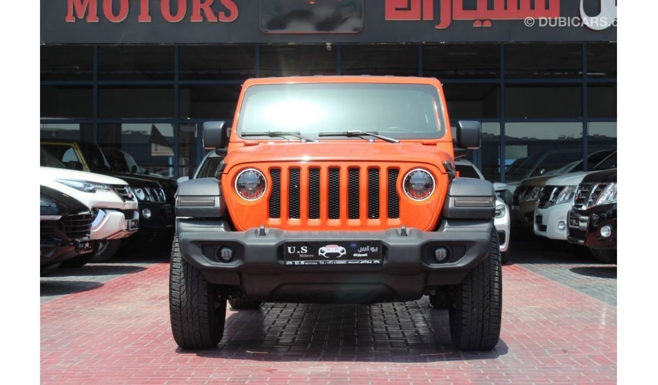 Jeep Wrangler SPORT PLUS GCC 2019 SINGLE OWNER WITH AGENCY WARRANTY & SERVICE CONTRACT IN MINT CONDITION