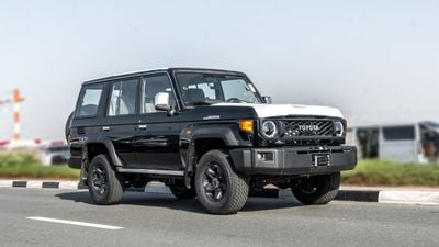 Toyota Land Cruiser 70 2026 Toyota Land Cruiser LC76 4.0L AT Petrol (Black-Brown) Mid Option