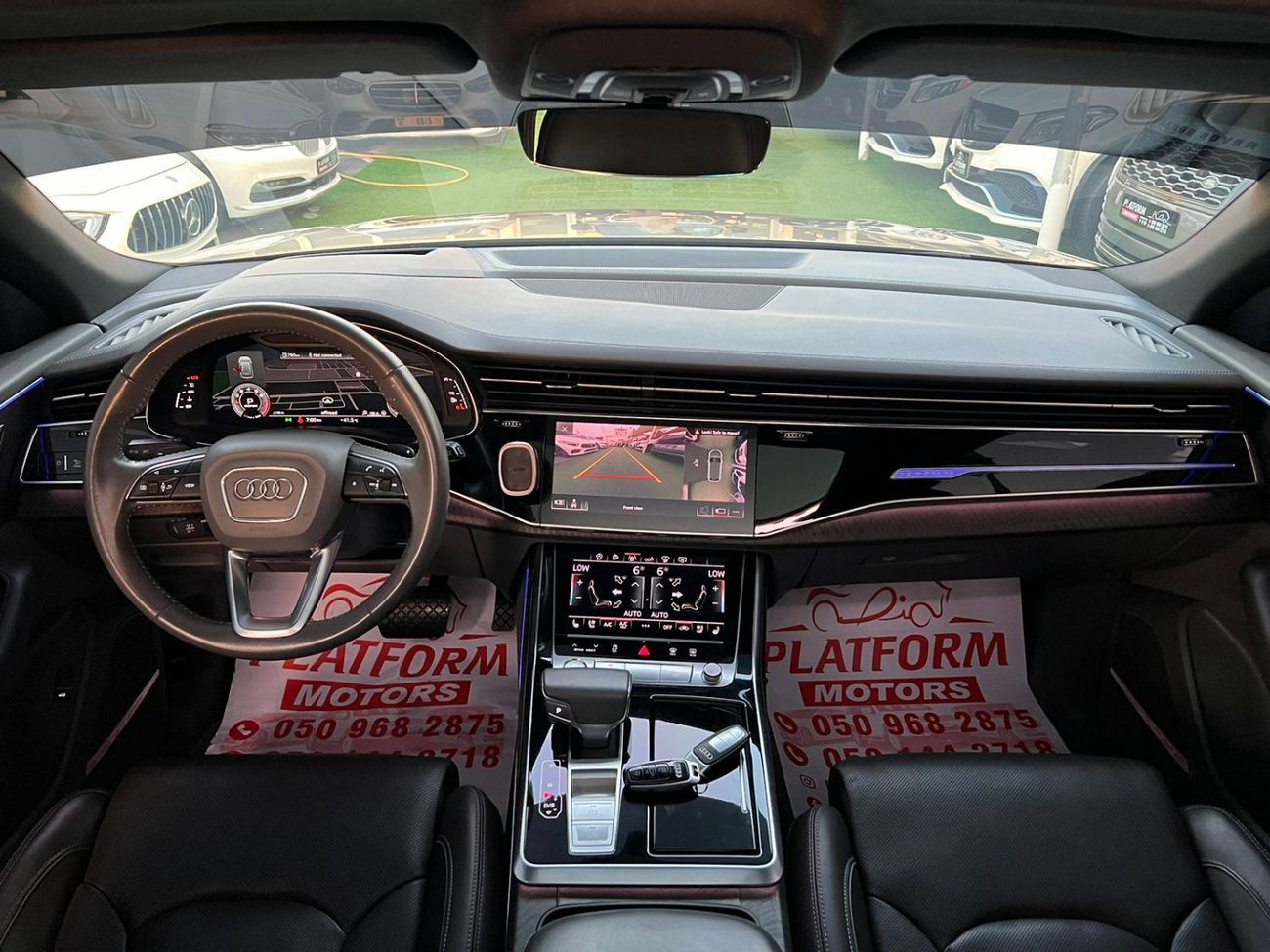 أودي Q8 55 TFSI quattro S-لاين سبورت باكج اودي كيو 8 كواترو اس لاين موديل 2019 مواصفات خليجية صبغ وكالة بدون