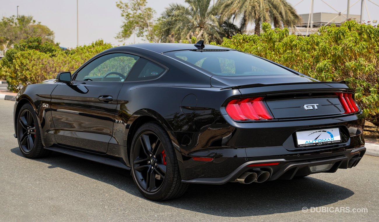 فورد موستانج 2020 GT بلاك إيديشن, 5.0, V8 , ,عداد رقمي,3 سنوات أو 100K كم ضمان+K60كم صيانة