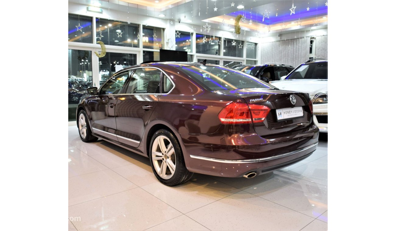 Volkswagen Passat EXCELLENT DEAL for our Volkswagen Passat FULL OPTION! 2013 Model!! in Burgundy Color! GCC Specs