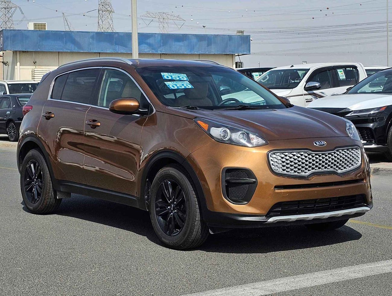 كيا سبورتيج LX // 634 AED Monthly // LEATHER // ORG AIRBAG (LOT # 48123)