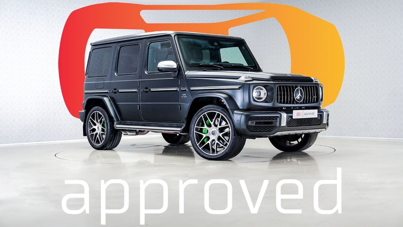 Mercedes-Benz G 63 AMG Std 4.0L “Stronger Than Time” | AED 7,847 PM | Up to 3 Years Warranty Unlimited |