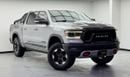 رام 1500 Rebel Crew Cab 5.7L 2021 Dodge RAM 1500 Rebel, 2028 Dodge Warranty, Full Dodge Service History, Full