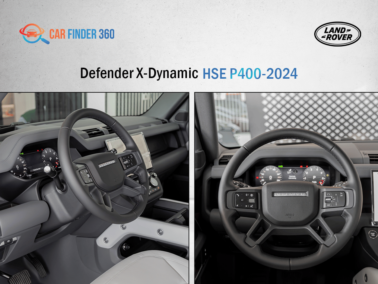 Land Rover Defender Land Rover Defender X-Dynamic HSE P400 - Nardo grey  - White Interior -  2026 - GCC(Export Only)