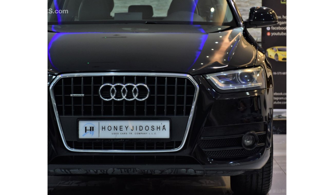 أودي Q3 EXCELLENT DEAL for our AUDI Q3 ( 2.0T Quattro ) 2013 Model!! in Black Color! GCC Specs