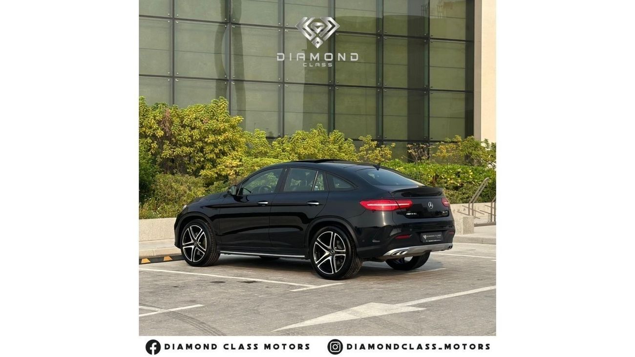 Mercedes-Benz GLE 43 AMG Coupe Mercedes GLE 43 AMG   Black Edition  V6-Biturbo Panoramic  Full Option  GCC 2018 Under Warrant