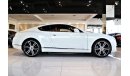 بنتلي كونتيننتال جي تي 2015 II GCC BENTLEY CONTINENTAL GT V8 II VERY LOW MILEAGE