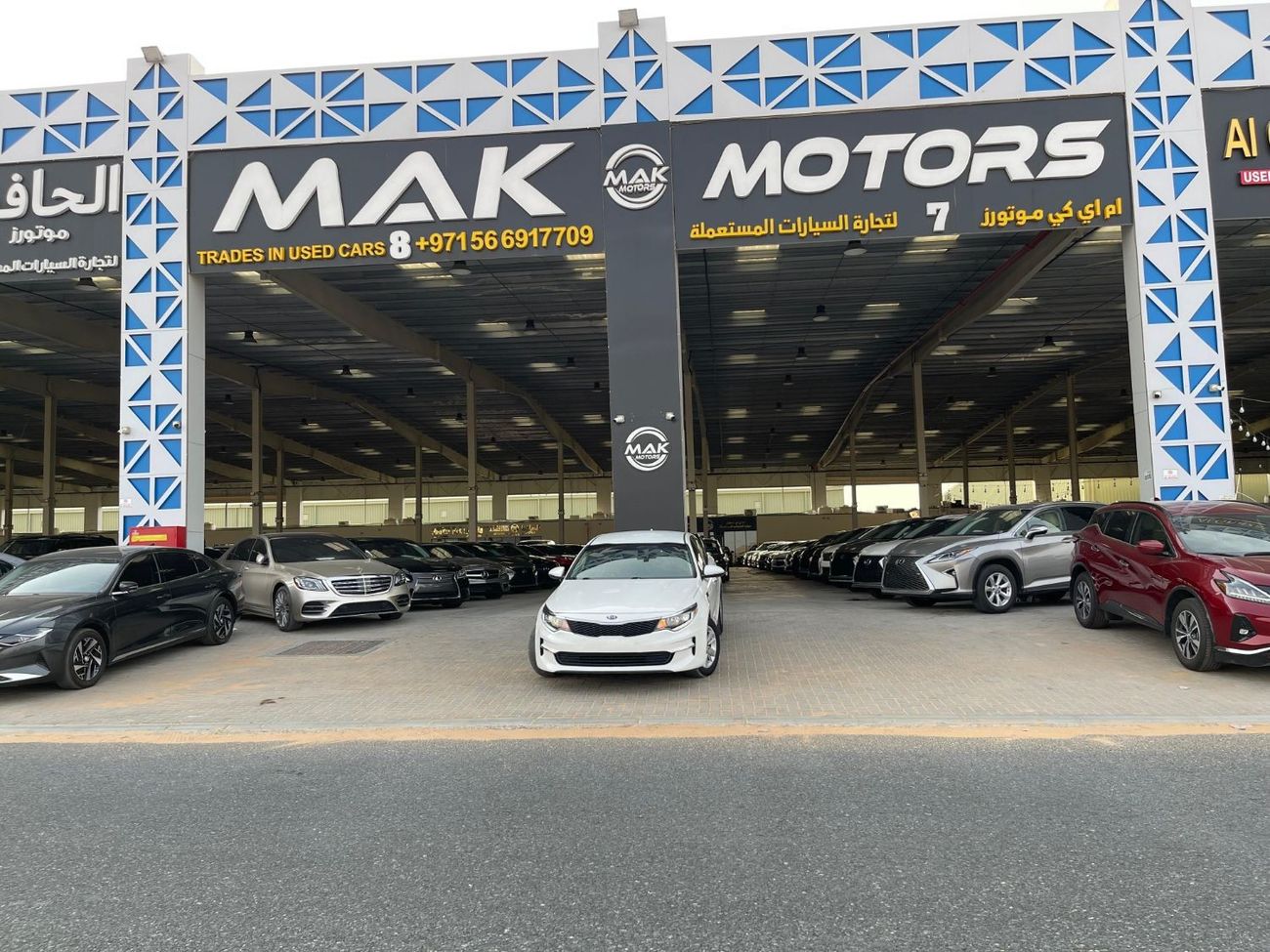 Kia Optima Optima / white / 2018 / in perfect condition