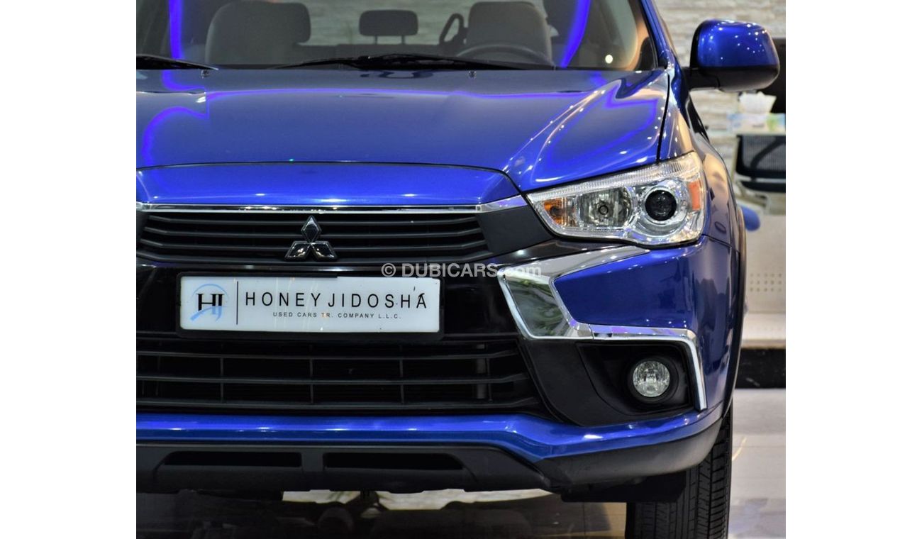 Mitsubishi ASX ORIGINAL PAINT ( صبغ وكاله ) Mitsubishi ASX 2017 Model!! in Blue Color! GCC Specs