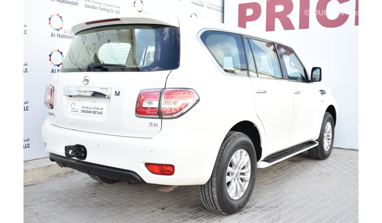 نيسان باترول 5.6L SE V8 2015 GCC SPECS NAVIGATION WITH DEALER WARRANTY AND FREE INSURANCE