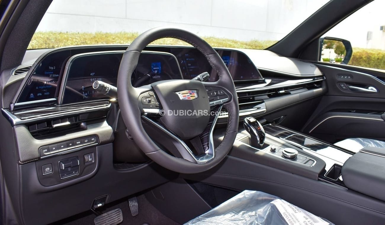 Cadillac Escalade Cadillac Escalade Sport ESV V8 4WD | Black Interior with Rear Entertainment | GCC Specs | 2023