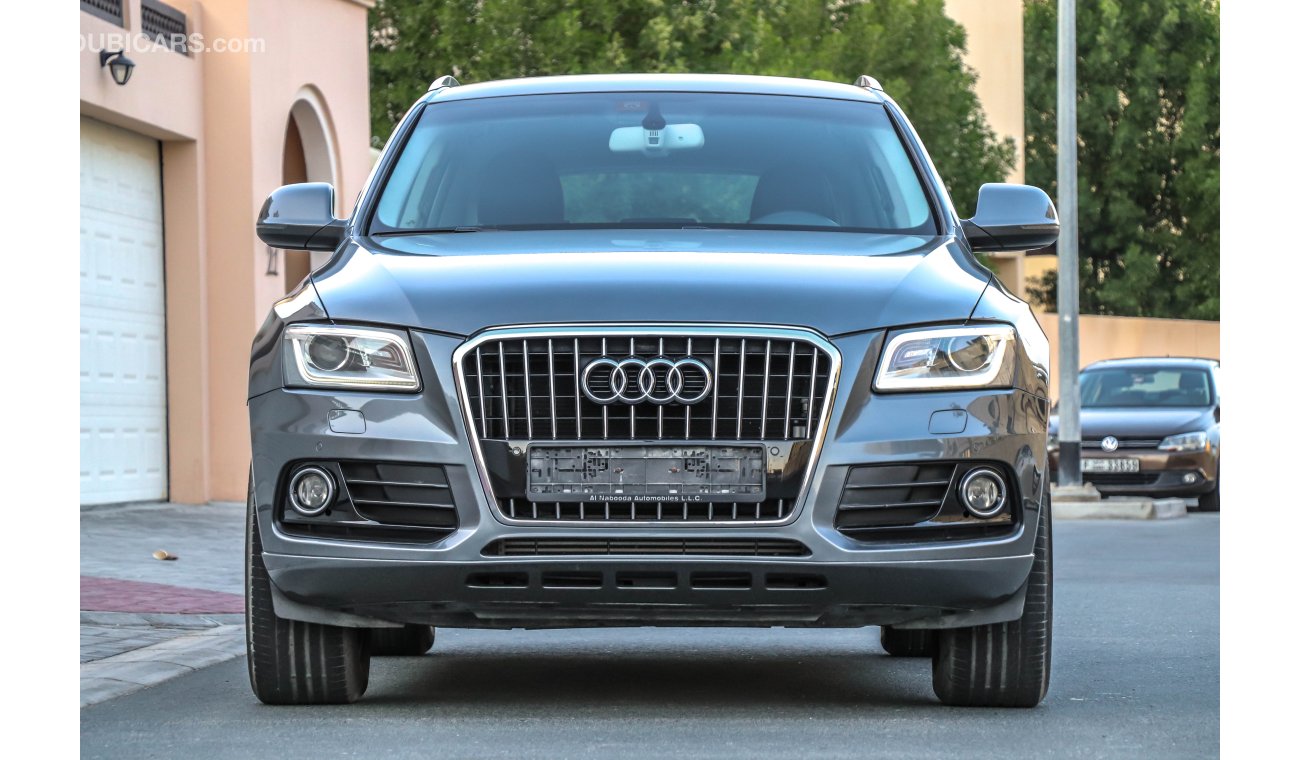 Audi Q5 2.0L 2014 GCC under Warranty with Zero Down-Payment.