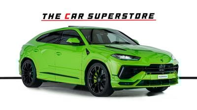 Lamborghini Urus S 4.0T V8 Special Color-23 Inch High Gloss Black Rims-Black Exhaust Tail Pipes