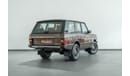 لاند روفر رينج روفر 1988 Range Rover Vogue SE 3.5L V8 Fuel Injection / British Motor Industry Heritage Trust Certified M