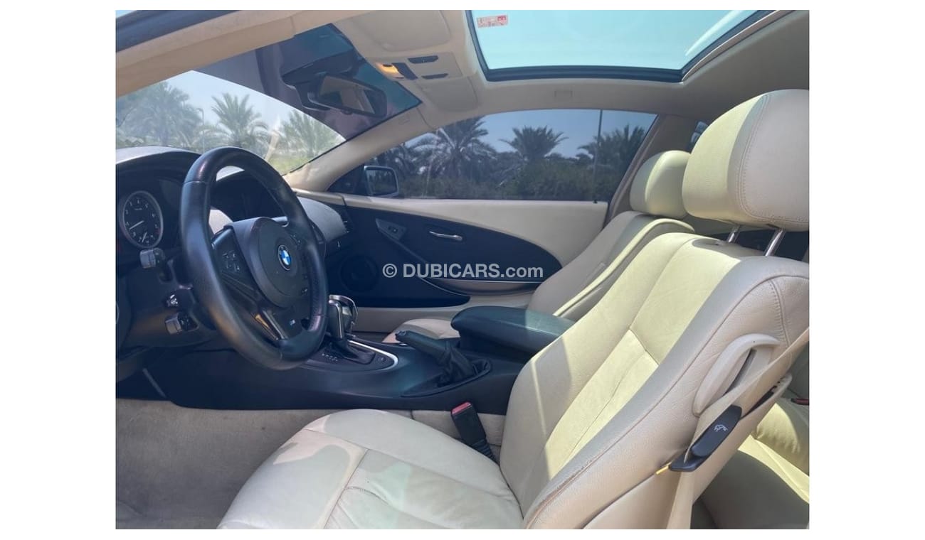 بي أم دبليو 630i BMW 630 GCC 2007 V6 Perfect condition - Full option -No accident history